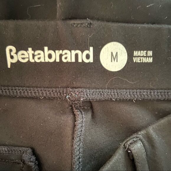 Betabrand Black Bootcut Dress Pant Yoga Pant medium - Picture 4 of 5